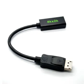 High Definition 4Kx2K HD-DisplayPort (DP Male to HDMI Female Video Konverter Kabel Adapter til HDTV Porjector PC