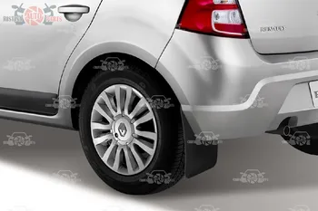 Bil mudder klapper for Renault Sandero i 2009~2013 stænklapper splash vagter mudder klap bagskærmenes fender bil tilbehør snavs beskytte