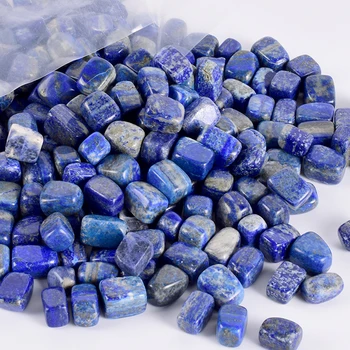 Lapis lazuli Væltede Sten Uregelmæssige Polering Naturlige Mineral Krystal Og kvarts Palm Perle Chip Kærlighed Til Chakra Healing Indretning