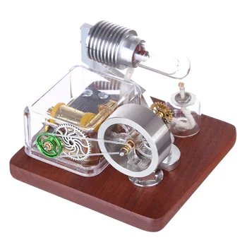 Stirling Motor Model Roterende Mekanisk Musik Boks Eksperiment Med Videnskab Motor Toy Mænd, Voksne Motor Modeller Hobbyer
