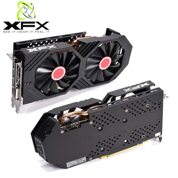 × AMD Radeon RX580 4GB GDDR5 grafikkort AMD GPU RX 580 4 GB PC-Gaming Grafikkort til Desktop Gamer grafikkort Brugt grafikkort
