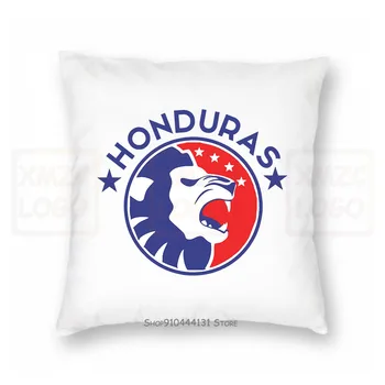 Club Olimpia De Honduras Futbol Soccerite pudebetræk Camiseta Albos Leones Håndlavet 2 Hvide O Hals Bomuld