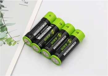 ZNTER 2550mwh 1,5 V USB-AA-1700mAh li-polymer li-po usb-genopladelige lithium-li-ion-batteri, usb-2 timer hurtig opladning