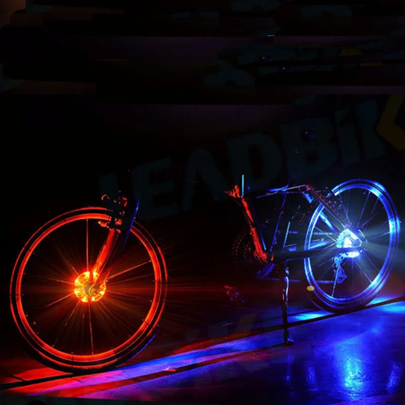 LED Talte advarselslampen Cykling Dekoration Nat Riding Lampe Cykel Tilbehør til Lys Cykel Foran/Hale Hub Lys På tilbud! \ Cykel Tilbehør www.phyto.dk