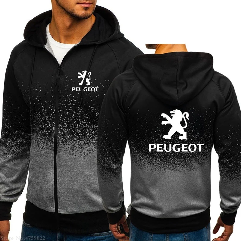 Uanset hvilken opretholde Sprede Man Hættetrøjer lynlås Peugeot Sweatshirt Hoody Jakker Frakker Til Mænd,  Cardigans Størrelse M-3XL 8 På tilbud! \ misc / www.phyto.dk