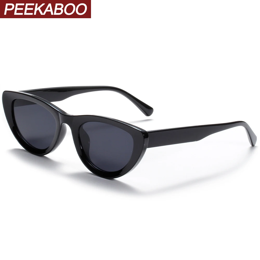 Peekaboo retro solbriller kvinder cat eye nye 2021 damer sol briller uv400 sort leopard kvindelige gave, jul, vinter På tilbud! \ Kvinders Briller / www.phyto.dk