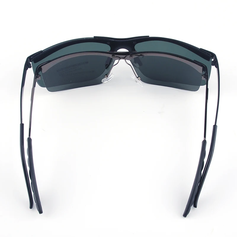 Vazrobe Overdimensionerede Solbriller Mænd Polariseret Uindfattede solbriller til Mand Stort Hoved, Store Ramme Kørsel Sports Stil På tilbud! \ Mænd ' s Briller / www.phyto.dk