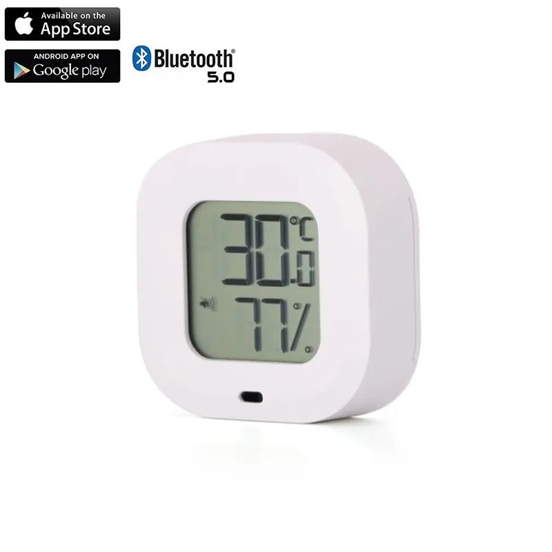 Tap Estate bord WiFi Trådløse Termometer Hygrometer Smart Home Mini Bluetooth 5.0  Luftfugtighed Temperatur Sensor BLÅ APP Luftfugtighed Sensor På tilbud! \  misc / www.phyto.dk